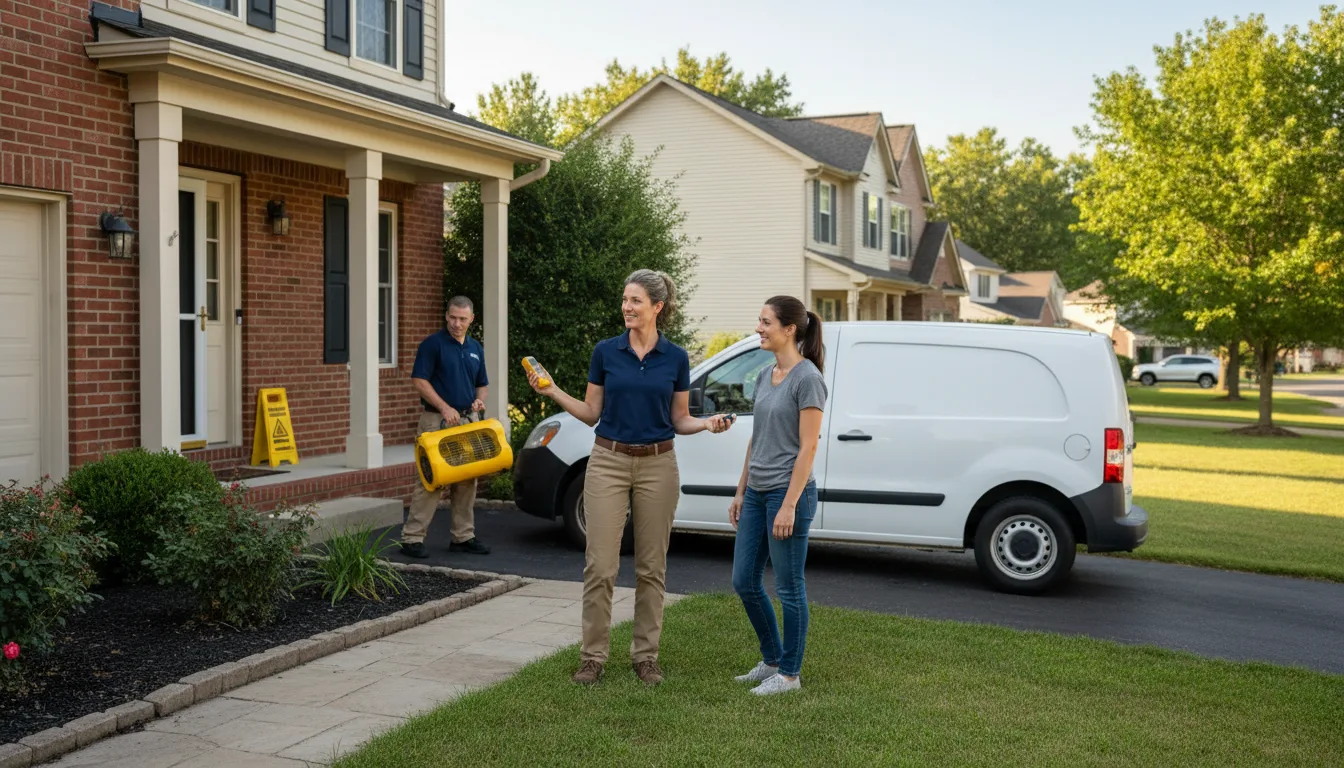 Water restoration image for Home Water Damage Repair in Winters, CA